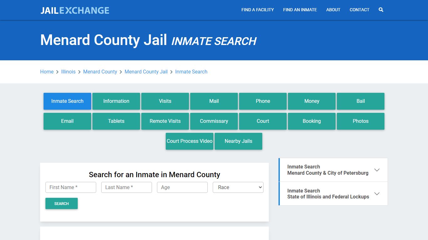 Menard County Jail, IL Inmate Search: Roster & Mugshots